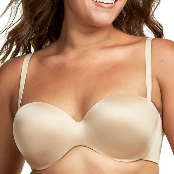 38DD Maidenform Live Luxe Strapless Bra Convertible Criss Cross Full Coverage - Picture 1 of 11